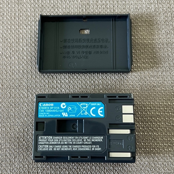 Original Canon BP-511A Battery (Li-Ion 7.4V 1390mAh) - Picture 4 of 5